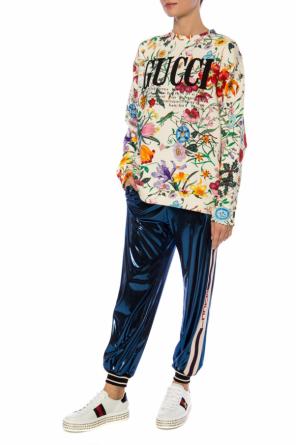 Patterned sweatshirt with logo, zdjęcie 2 Patterned sweatshirt with logo od Gucci